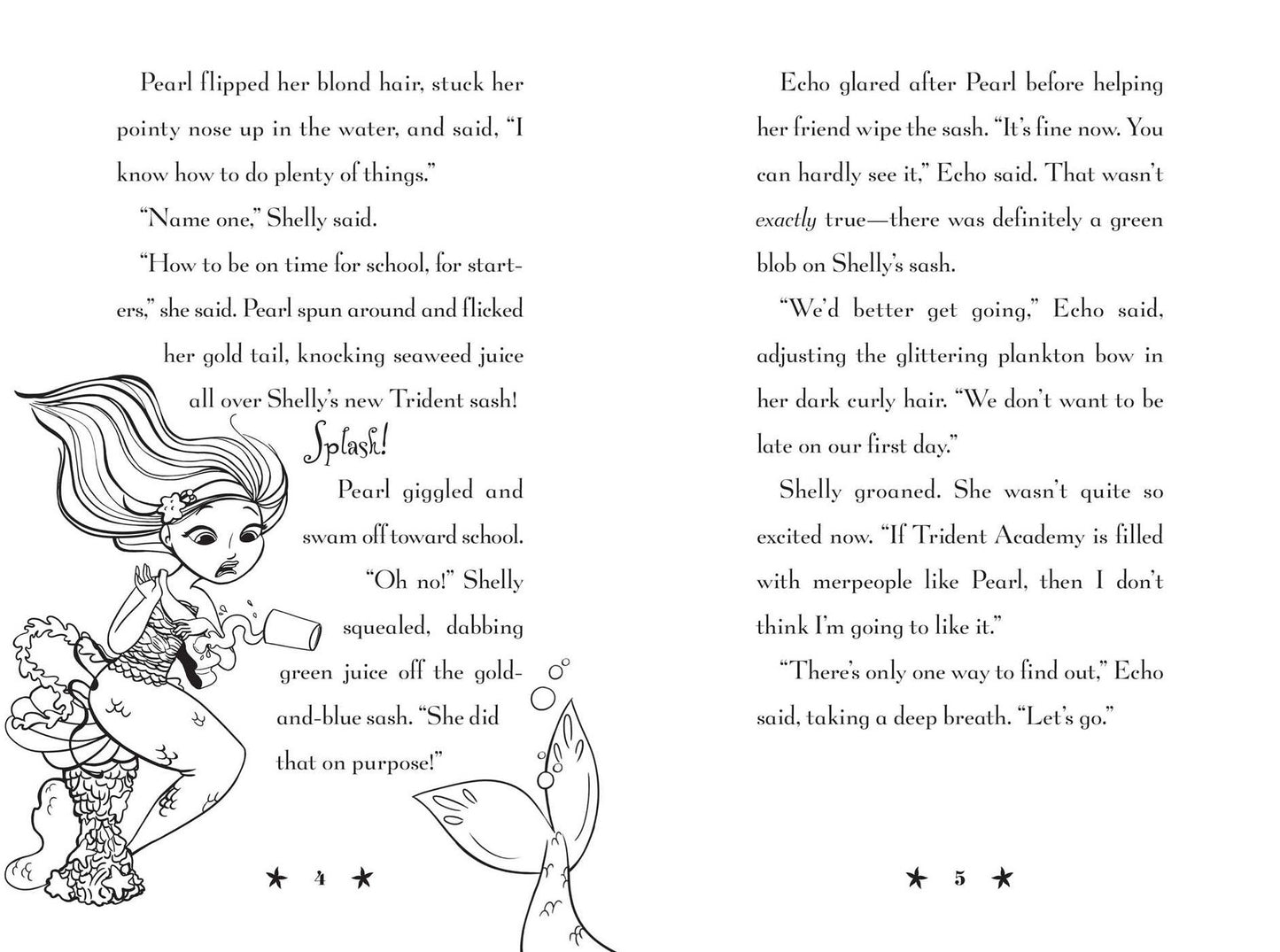 Trouble at Trident Academy/Battle of the Best Friends: Mermaid Tales Flip Book #1-2