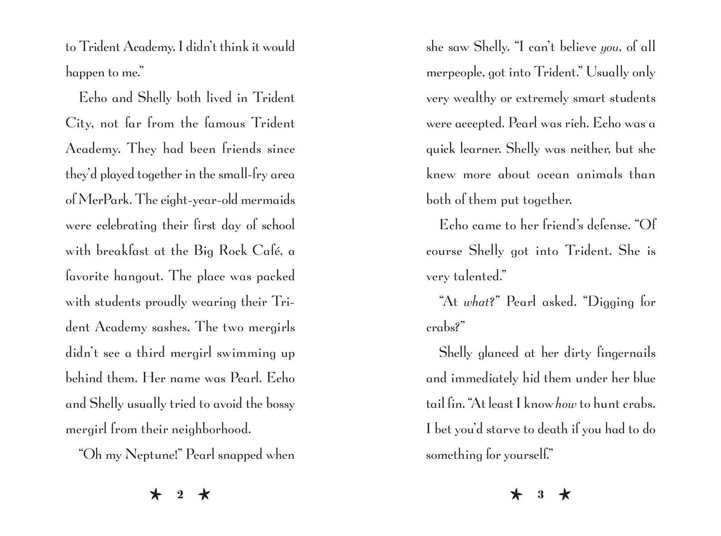 Trouble at Trident Academy/Battle of the Best Friends: Mermaid Tales Flip Book #1-2