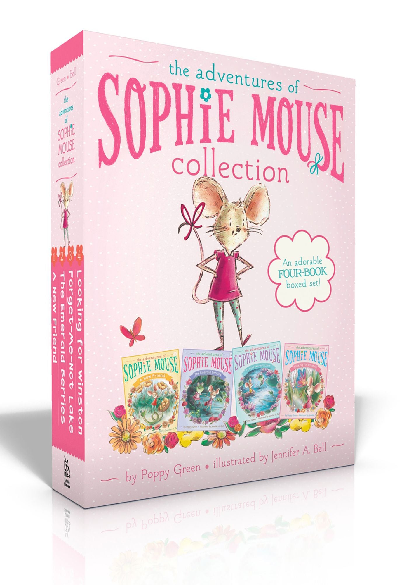 The Adventures of Sophie Mouse Collection: A New Friend; The Emerald Berries; Forget-Me-Not Lake; Looking for Winston