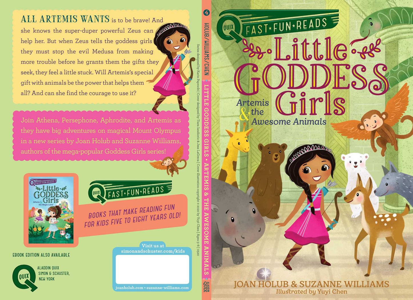 Artemis & the Awesome Animals: Little Goddess Girls 4