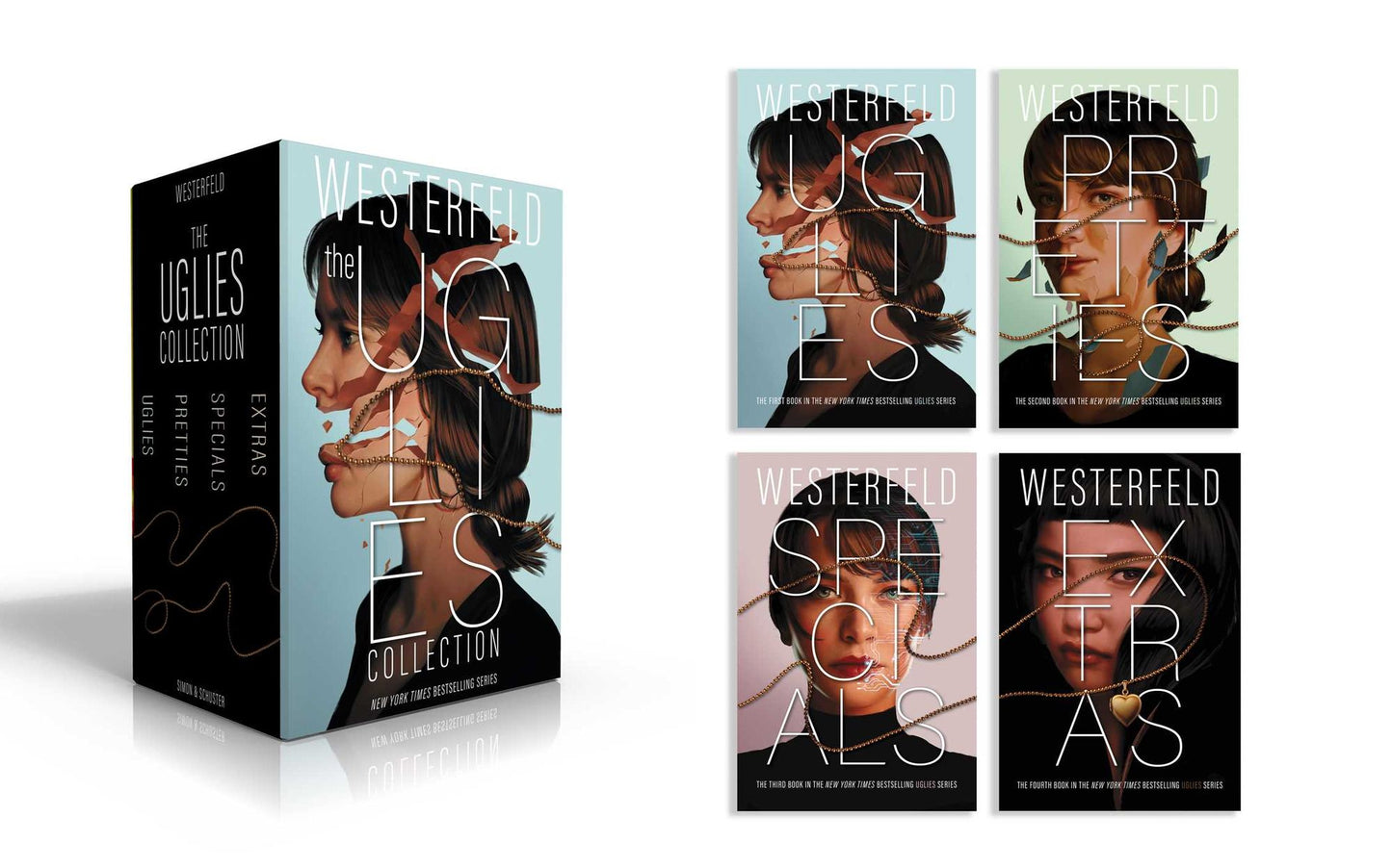 The Uglies Collection: Uglies; Pretties; Specials; Extras