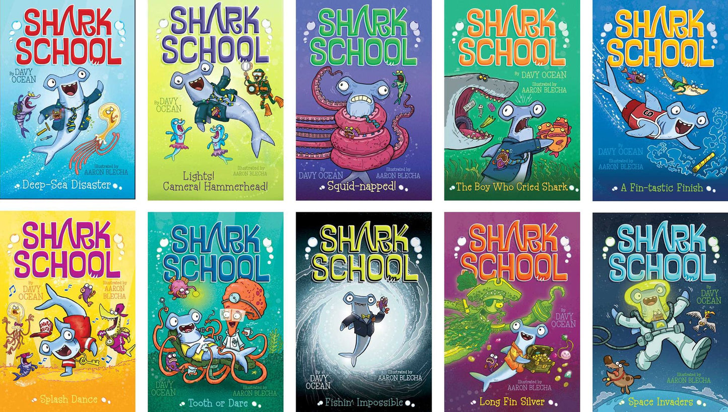 Shark School 3-Books-In-1! #2: The Boy Who Cried Shark; A Fin-Tastic Finish; Splash Dance