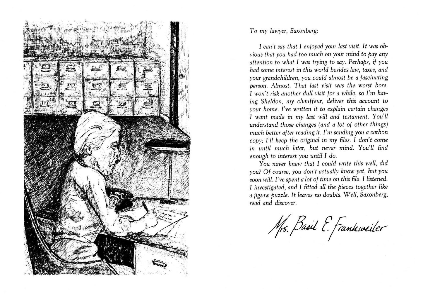 From the Mixed-Up Files of Mrs. Basil E. Frankweiler: Special Edition