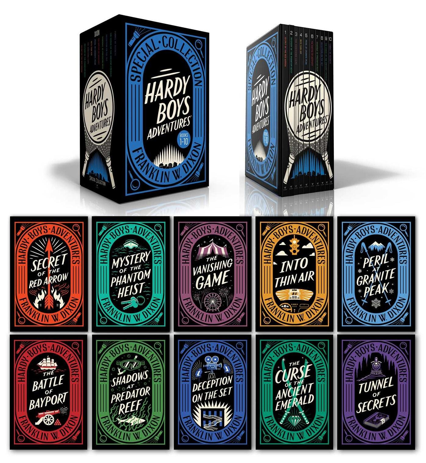 Hardy Boys Adventures Special Collection: Secret of the Red Arrow; Mystery of the Phantom Heist; The Vanishing Game; Into Thin Air; Peril at Granite Peak; The Battle of Bayport; Shadows at Predator Reef; Deception on the Set; The Curse of the Ancient Emer