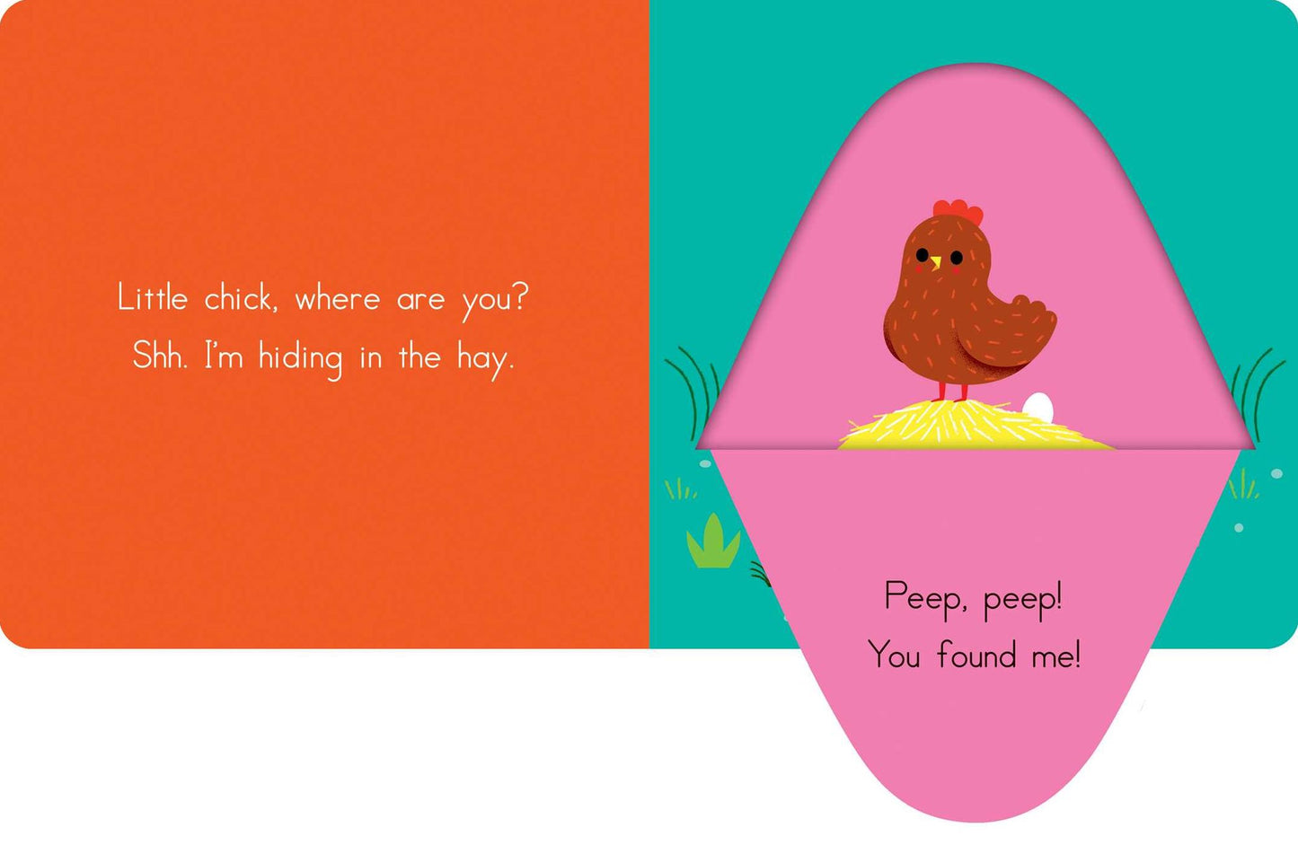Hide and Seek on the Farm: A First Lift-the-Flap Book