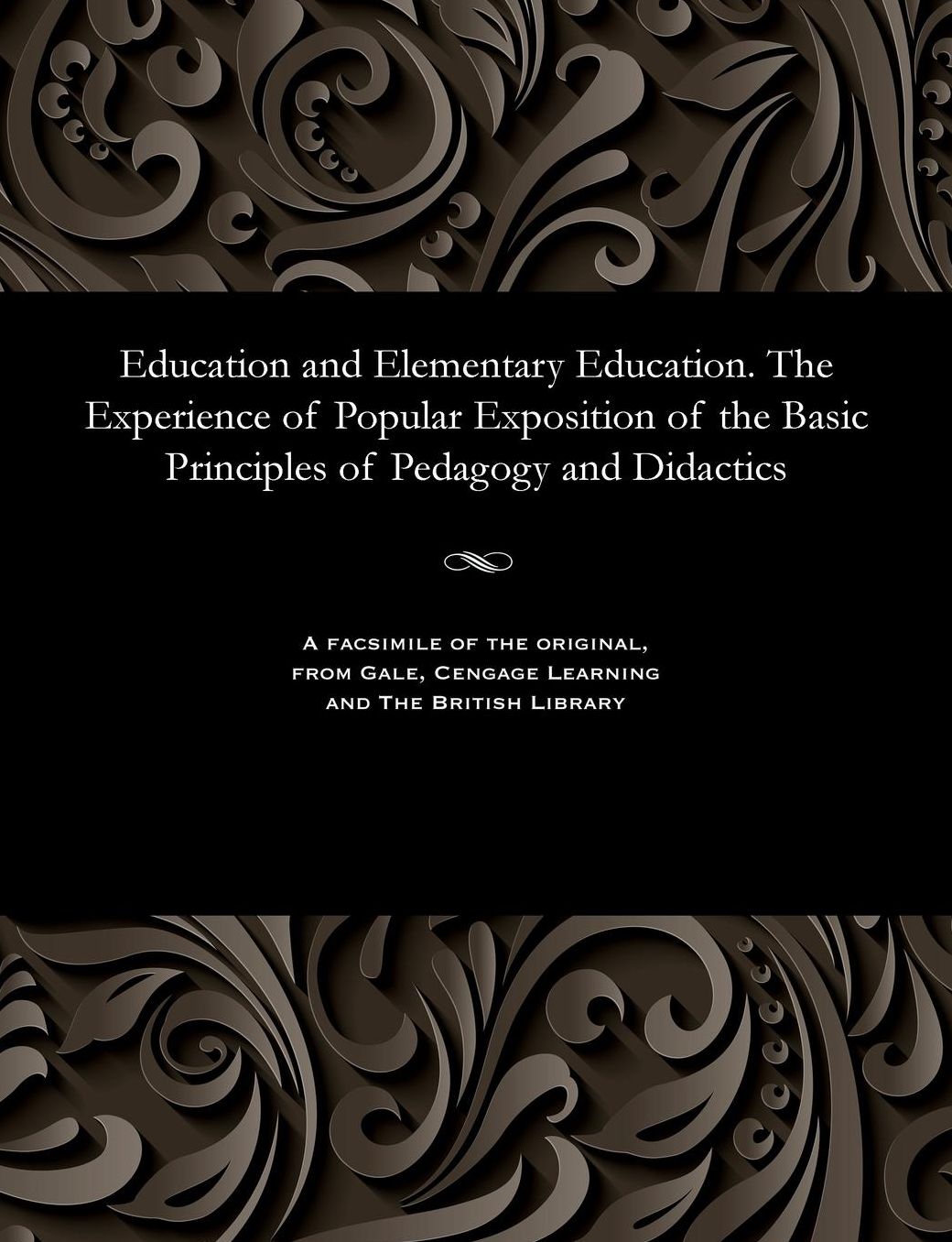 Education and Elementary Education. The Experience of Popular Exposition of the Basic Principles of Pedagogy and Didactics
