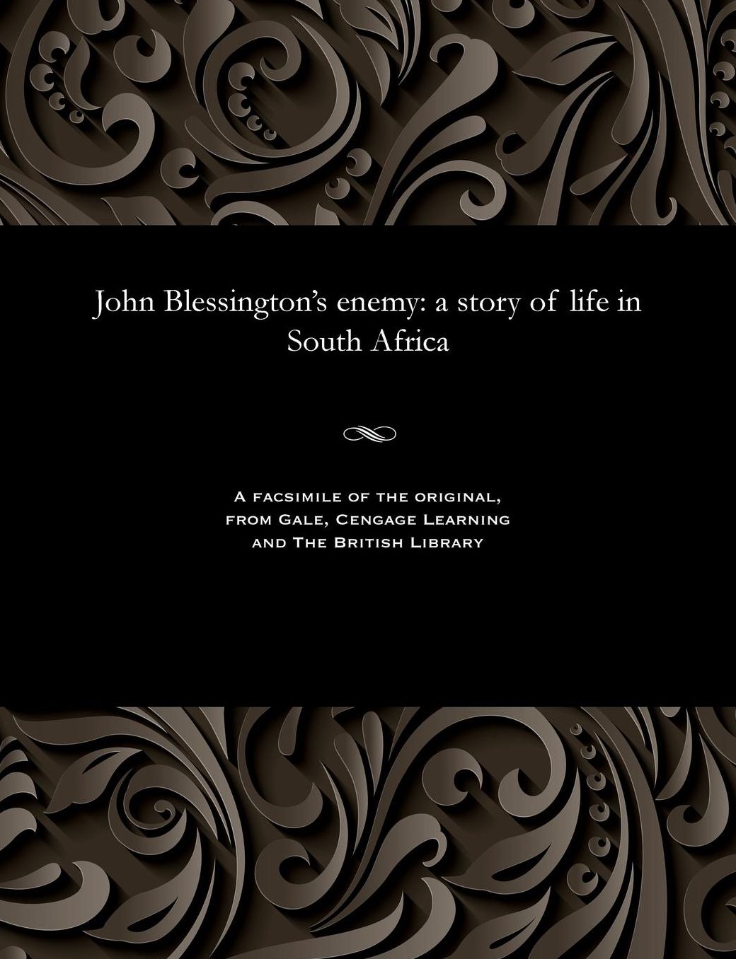 John Blessington's enemy: a story of life in South Africa