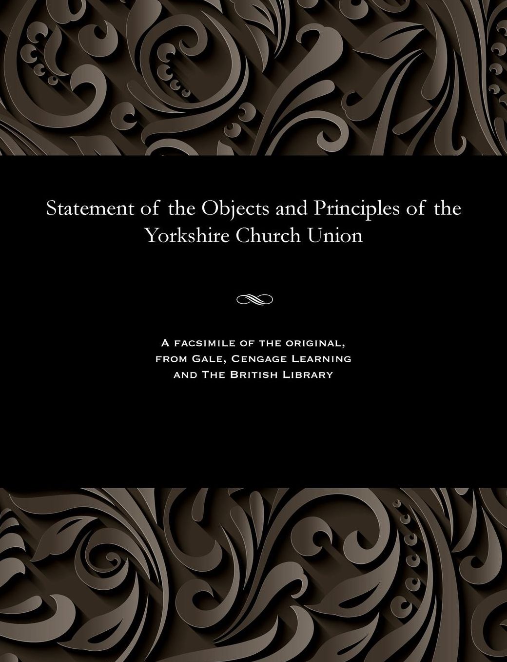 Statement of the Objects and Principles of the Yorkshire Church Union