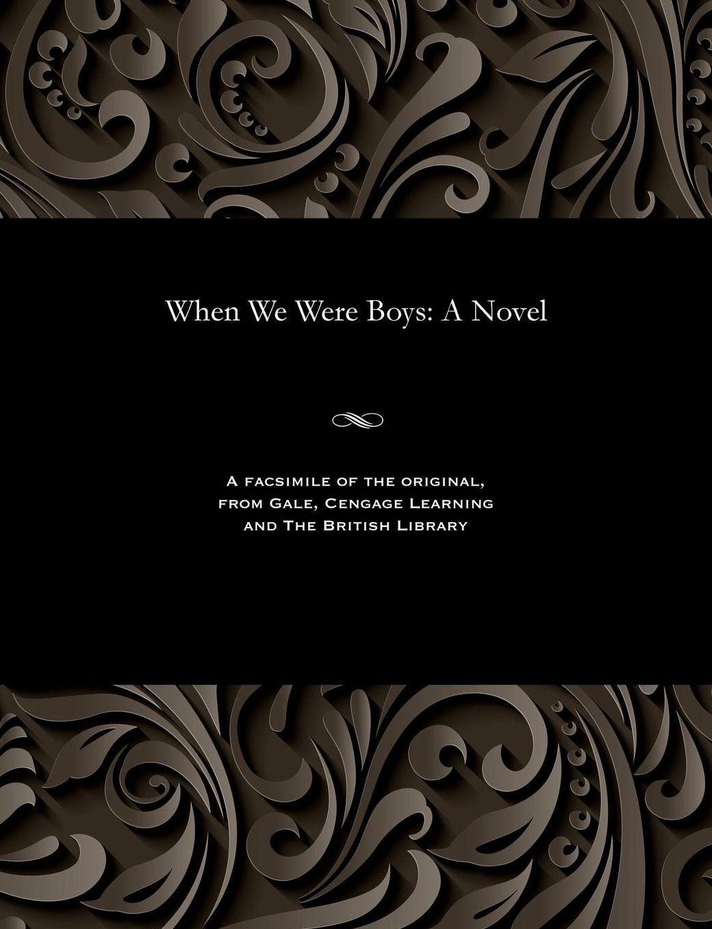 When We Were Boys: A Novel