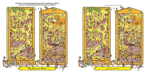 Where's Waldo? Double Trouble at the Museum: The Ultimate Spot-The-Difference Book
