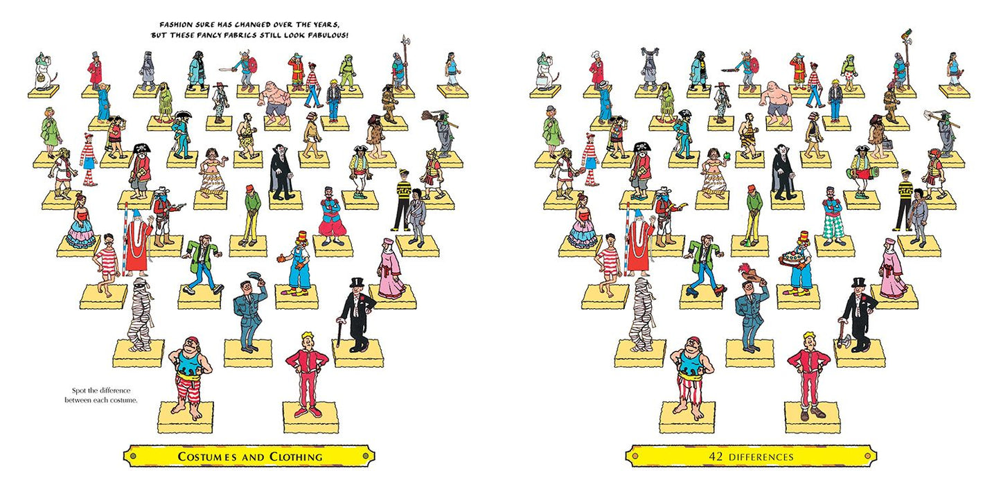 Where's Waldo? Double Trouble at the Museum: The Ultimate Spot-The-Difference Book