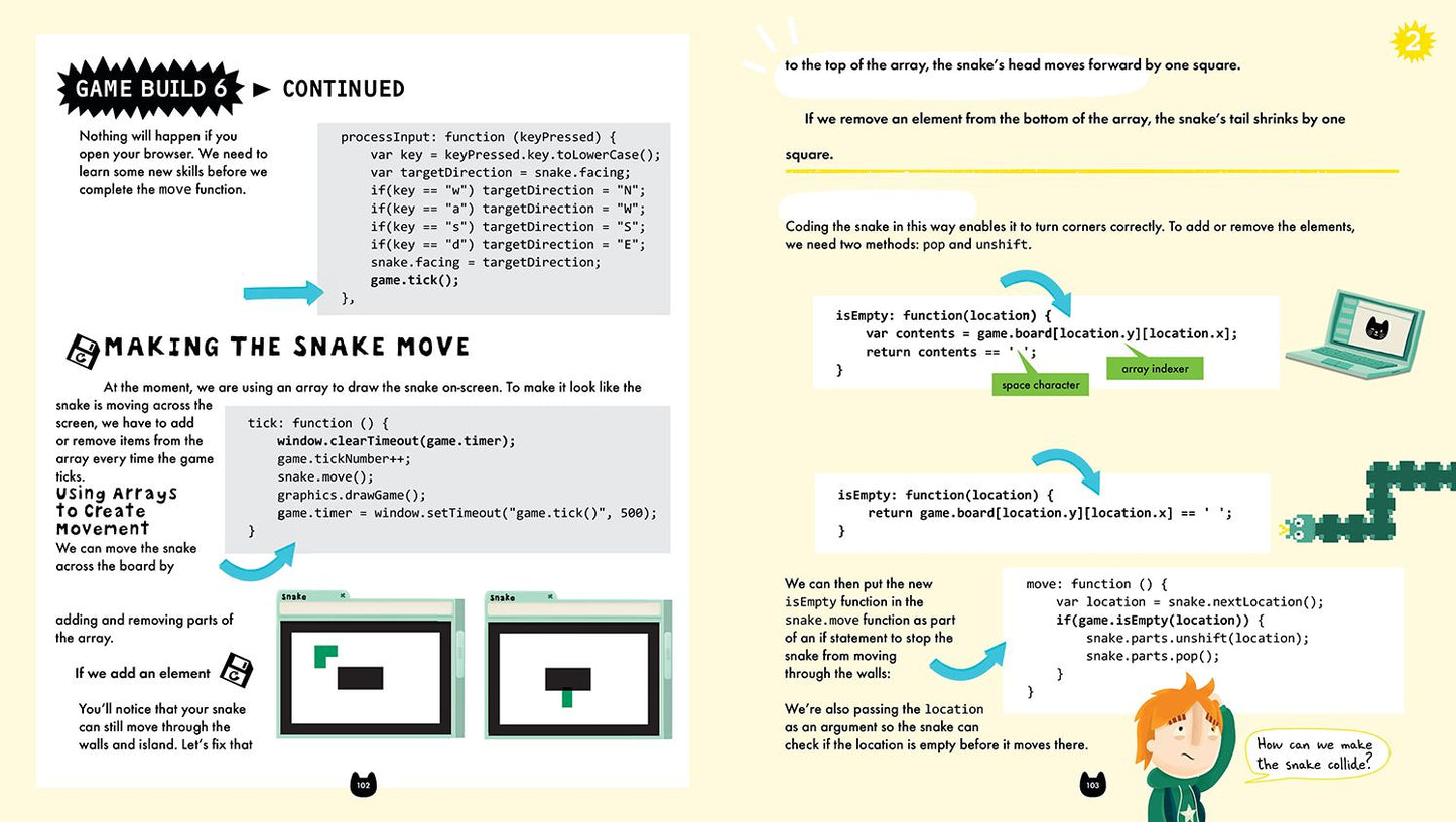 Get Coding 2! : Build Five Computer Games Using Html and Javascript