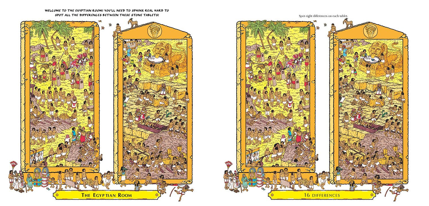 Where's Waldo? Double Trouble at the Museum: The Ultimate Spot-the-Difference Book!