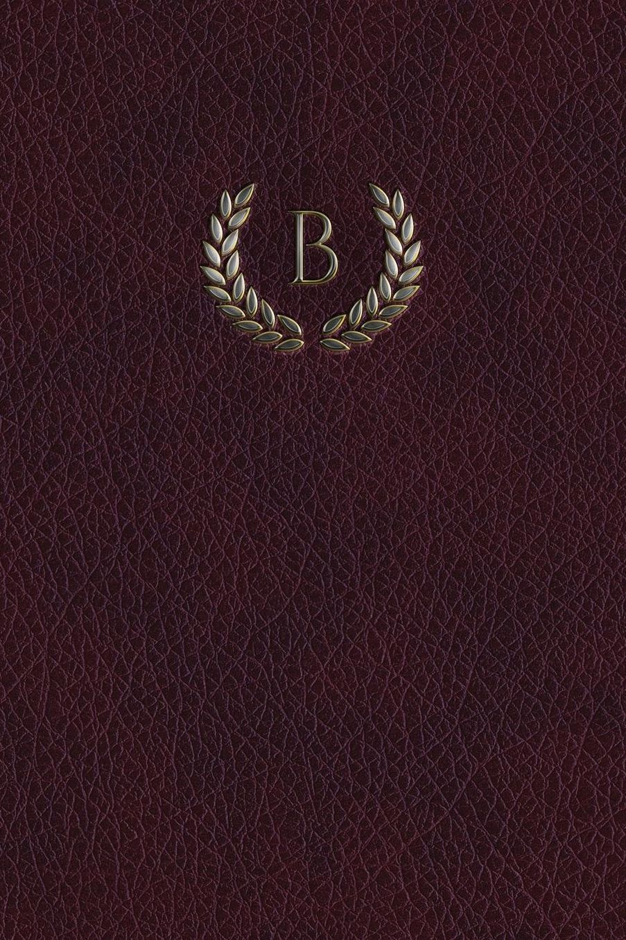 Monogram "B" Journal