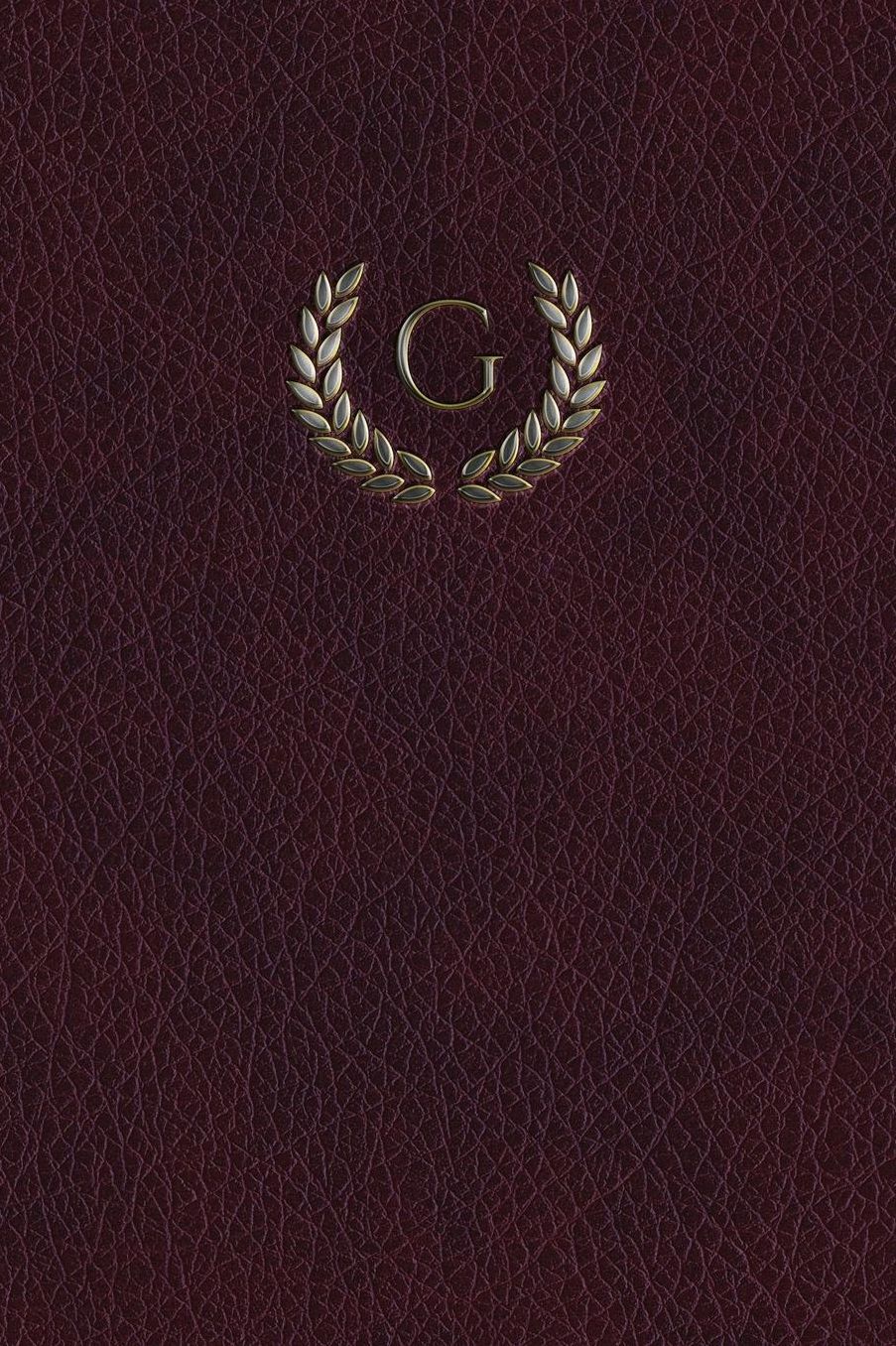 Monogram "G" Journal