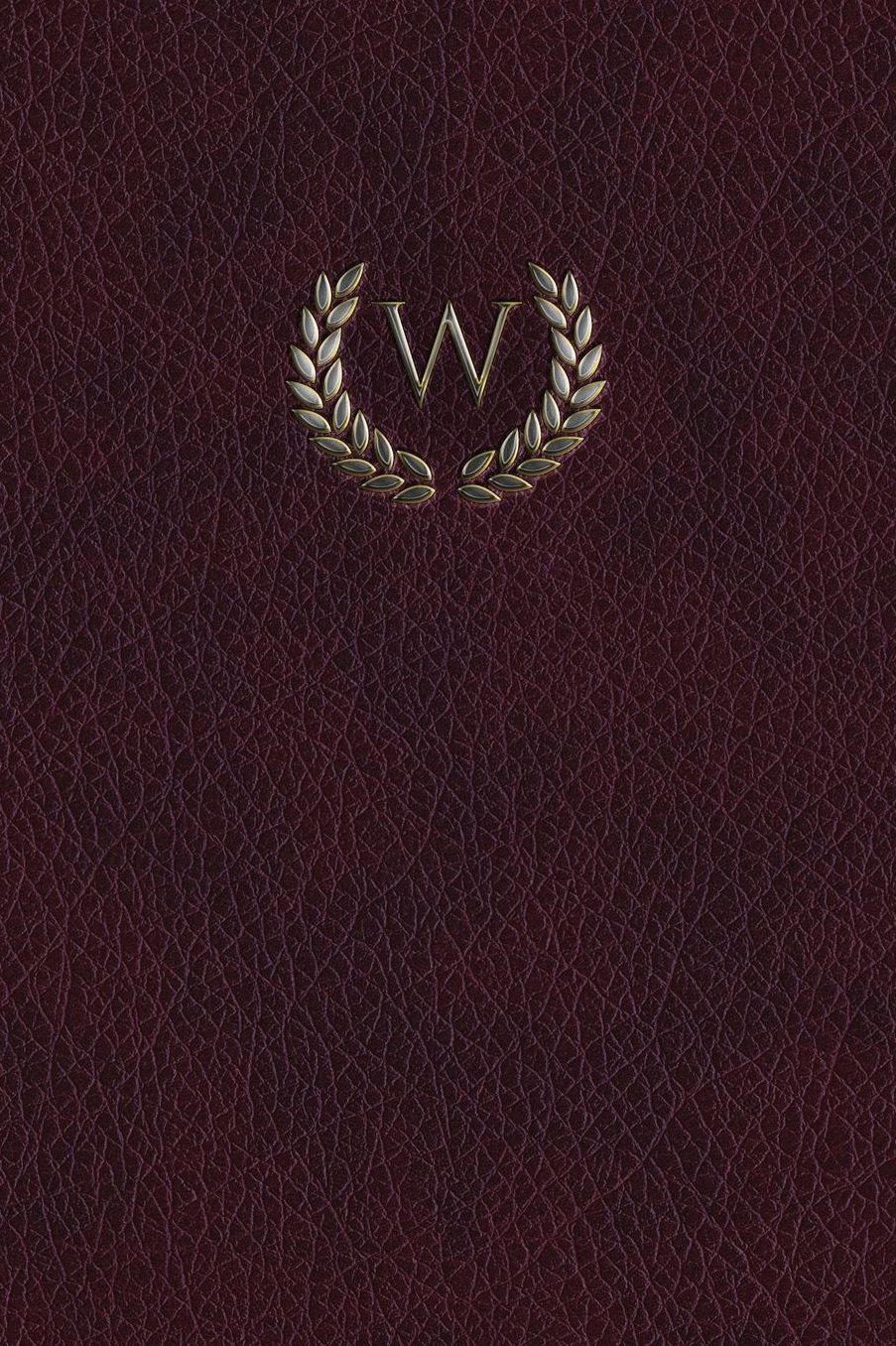 Monogram "W" Journal