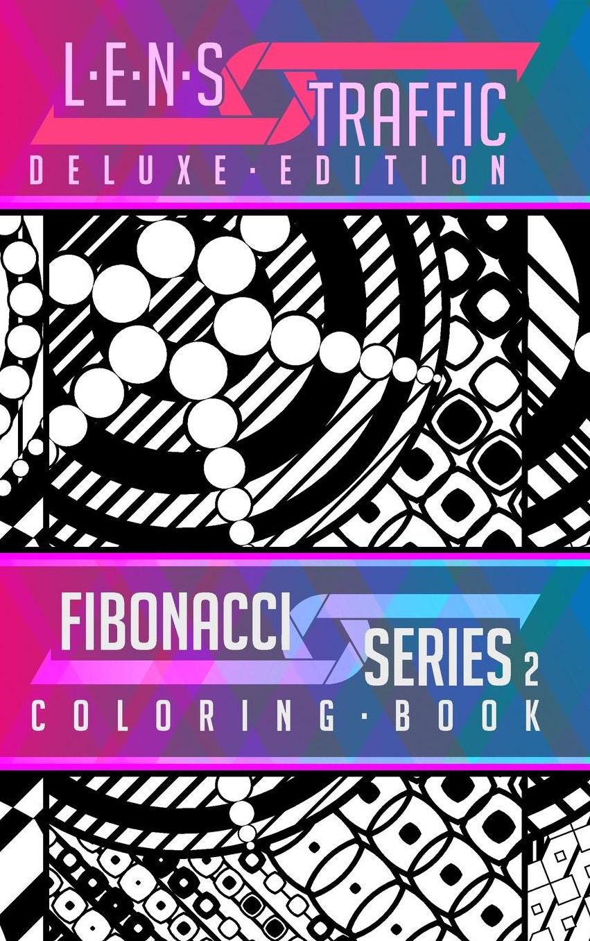 LENS Traffic: Fibonacci Series 2 (Deluxe Edition) - Adult Coloring Book