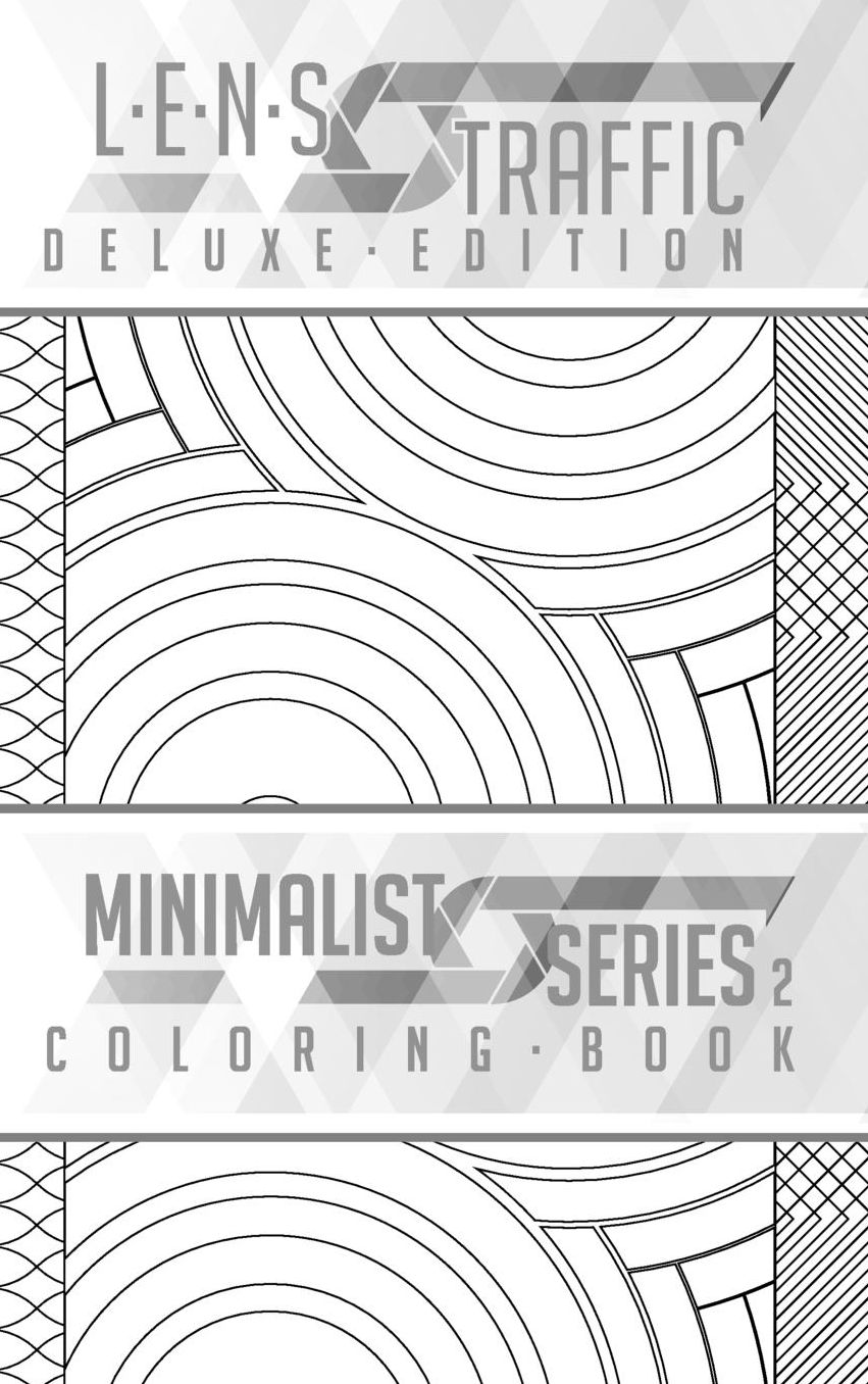 LENS Traffic: Minimalist Series 2 (Deluxe Edition) - Adult Coloring Book