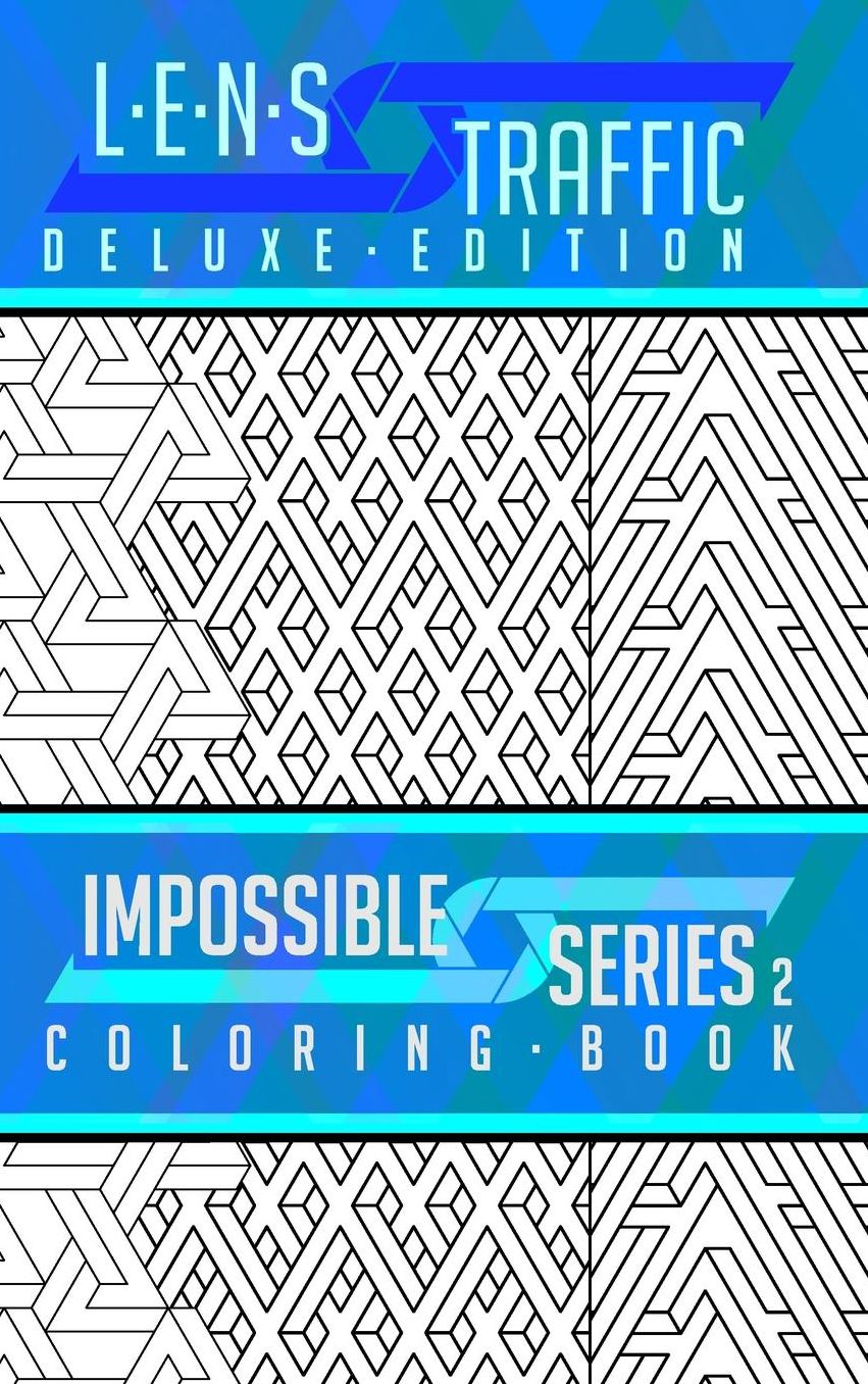 LENS Traffic: Impossible Series 2 (Deluxe Edition) - Adult Coloring Book