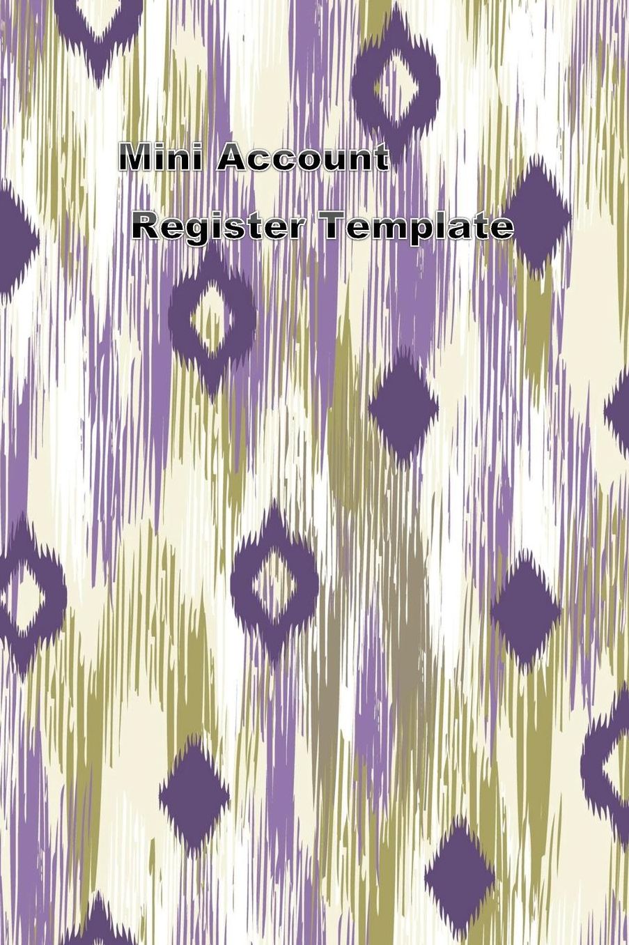 Mini Account Register Template