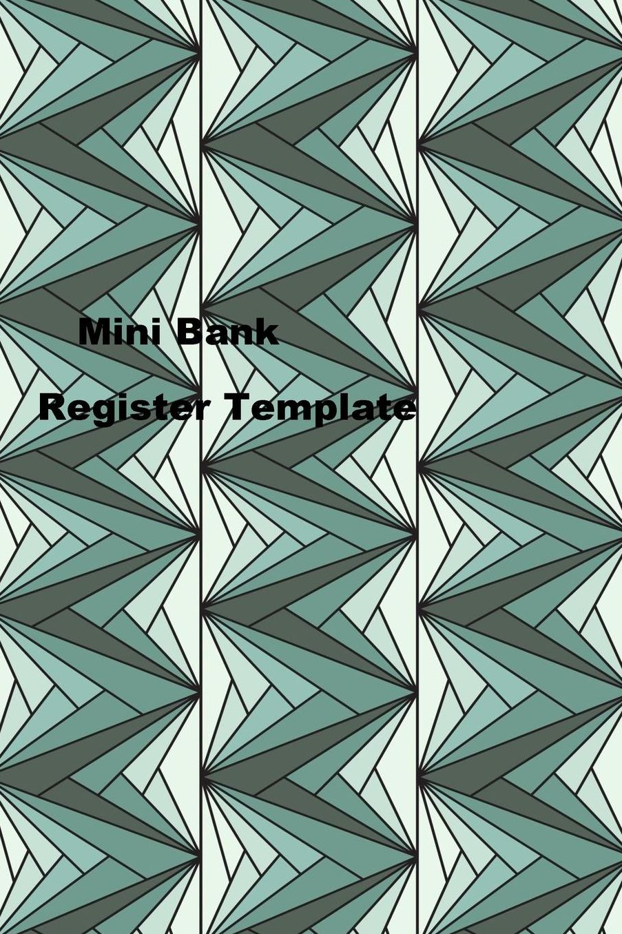 Mini Bank Register Template