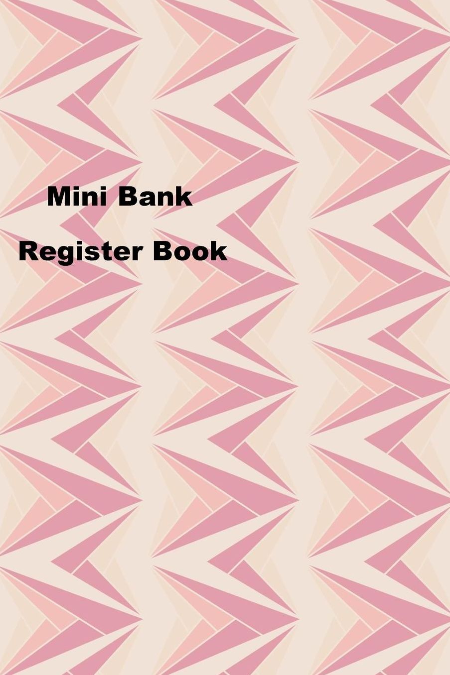 Mini Bank Register Book
