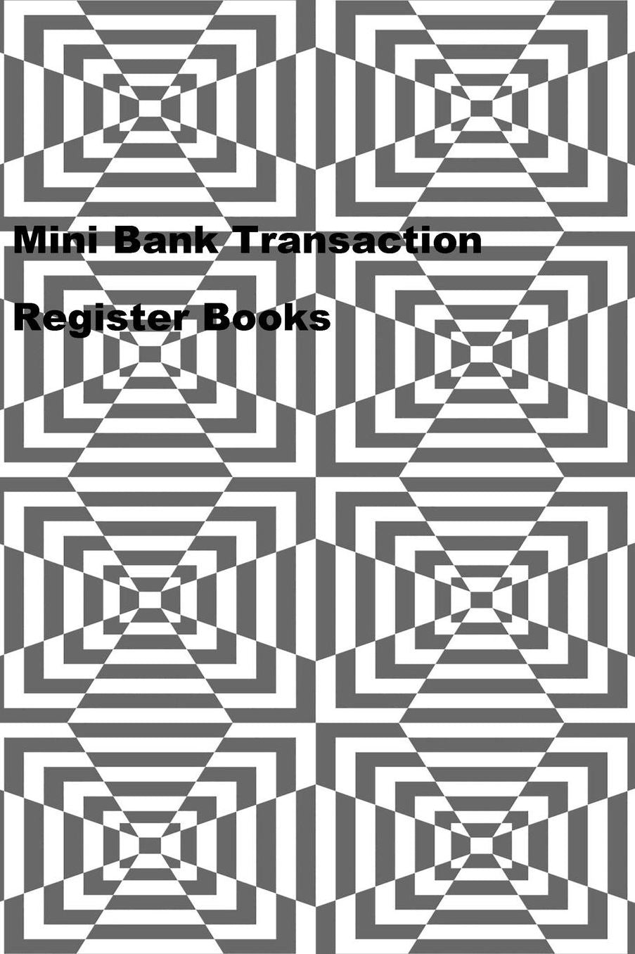 Mini Bank Transaction Register Books