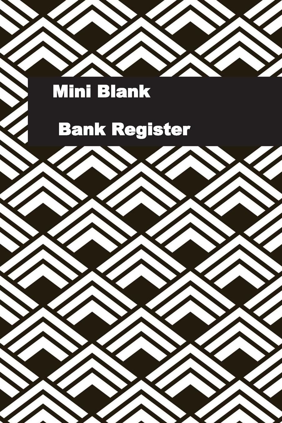 Mini Blank Bank Register