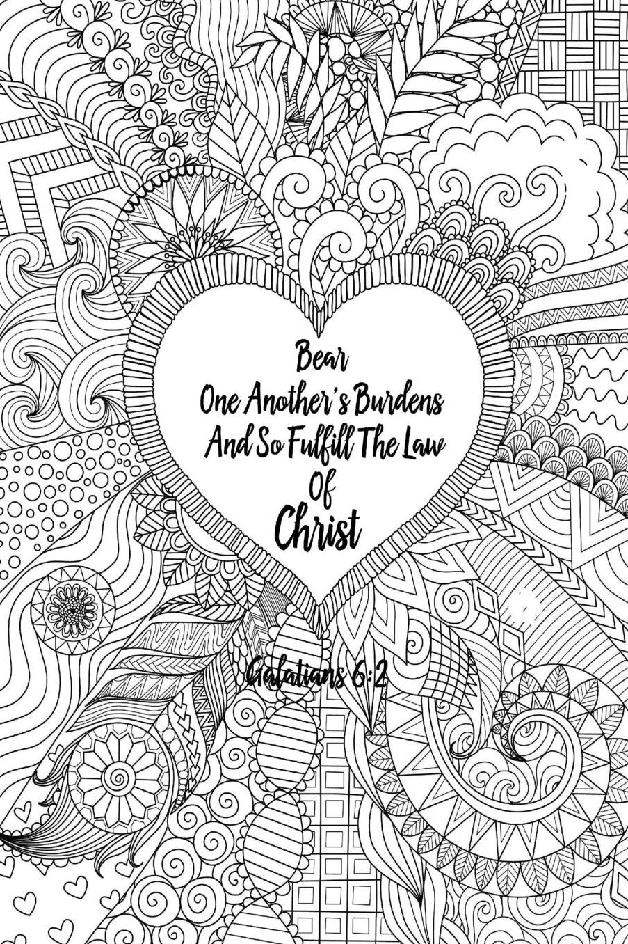Bear one anothers burdens, and so fulfill the law of Christ
