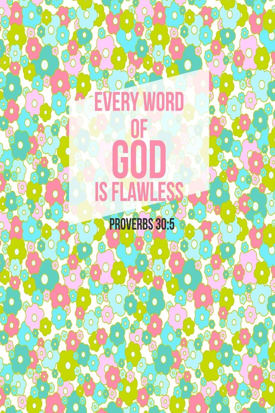Every word of God is flawless