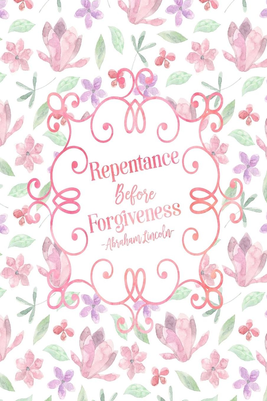 Repentance before forgiveness