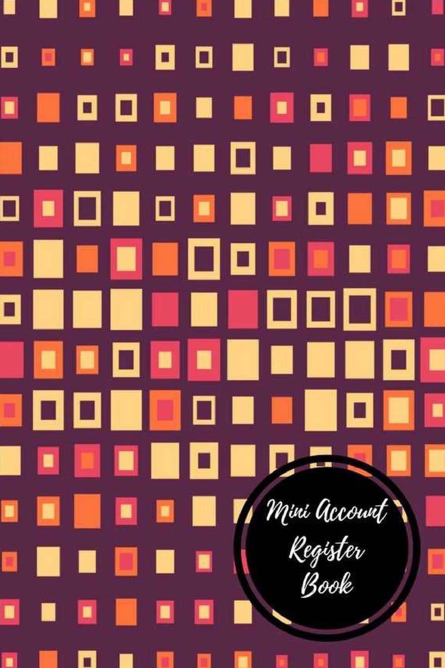 Mini Account Register Book