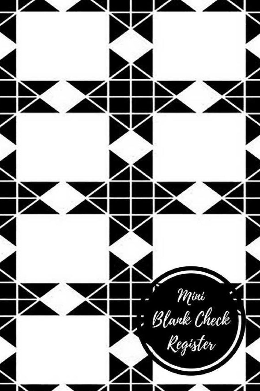 Mini Blank Check Register