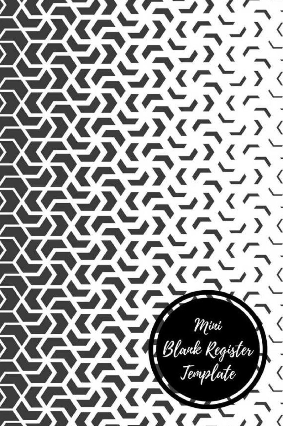 Mini Blank Register Template