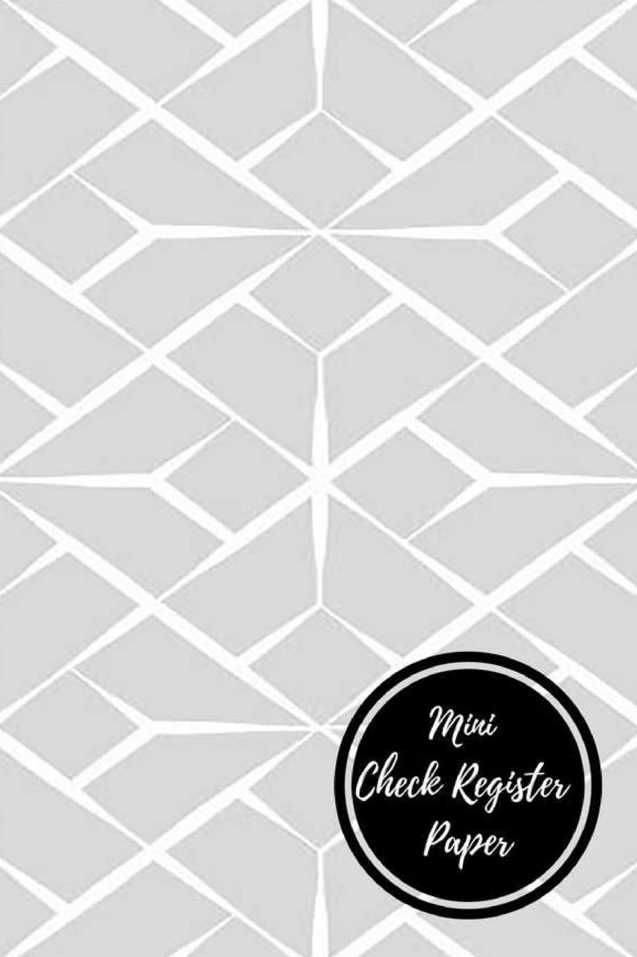 Mini Check Register Paper
