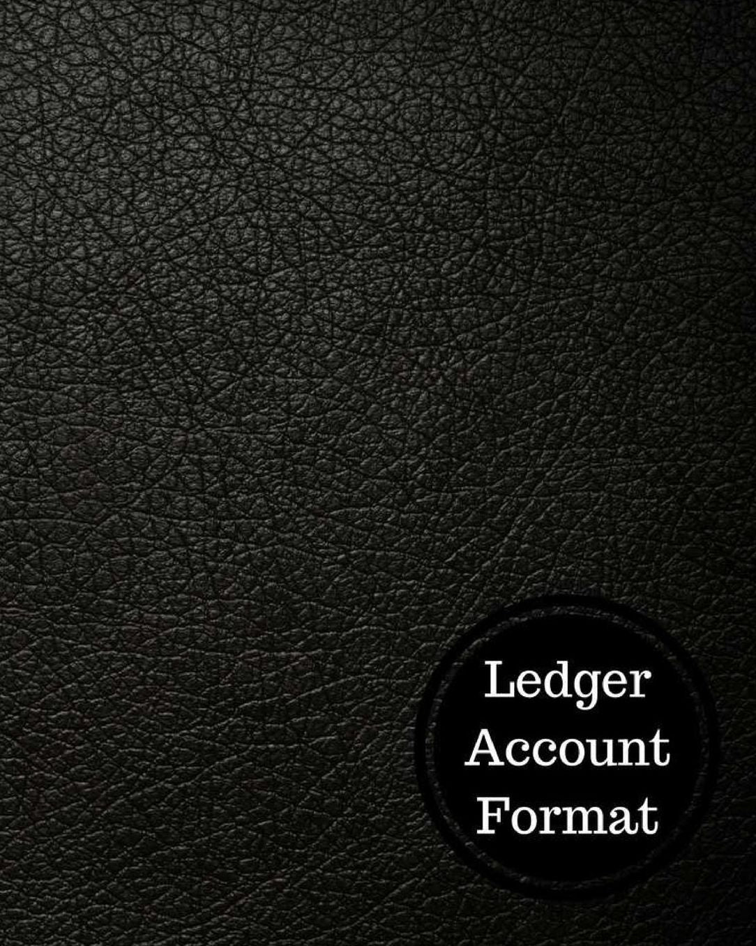 Ledger Account Format