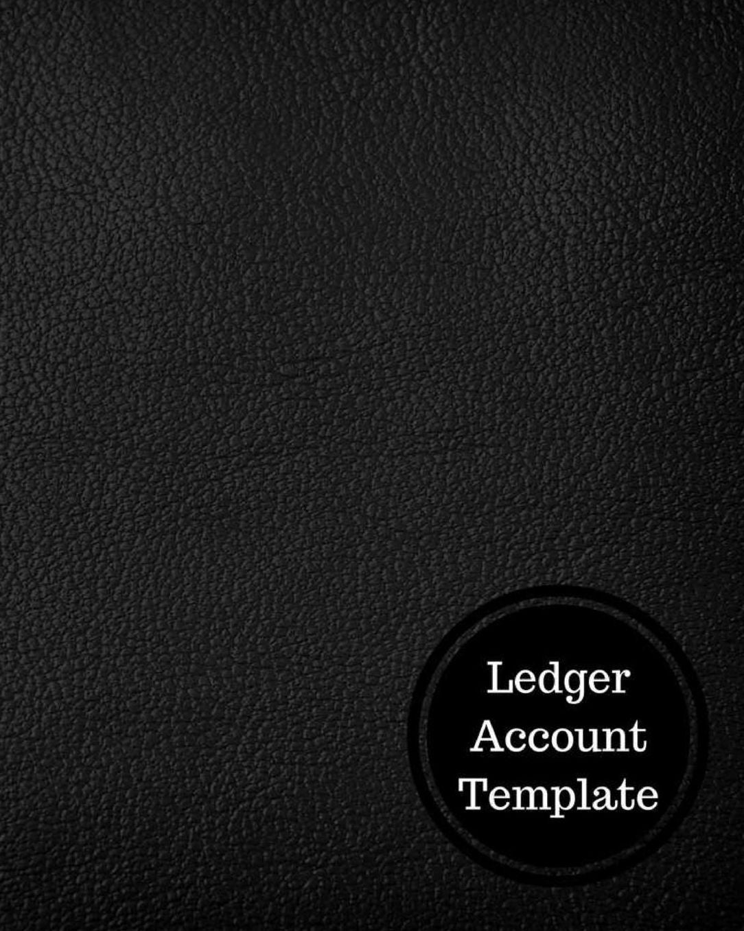 Ledger Account Template