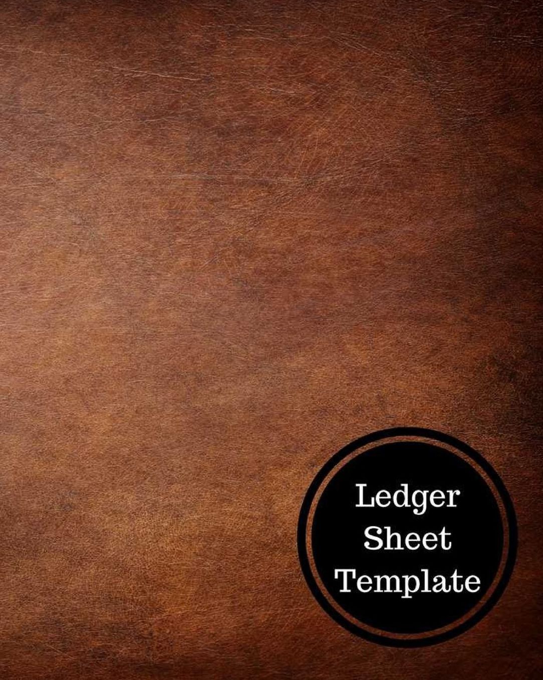 Ledger Sheet Template