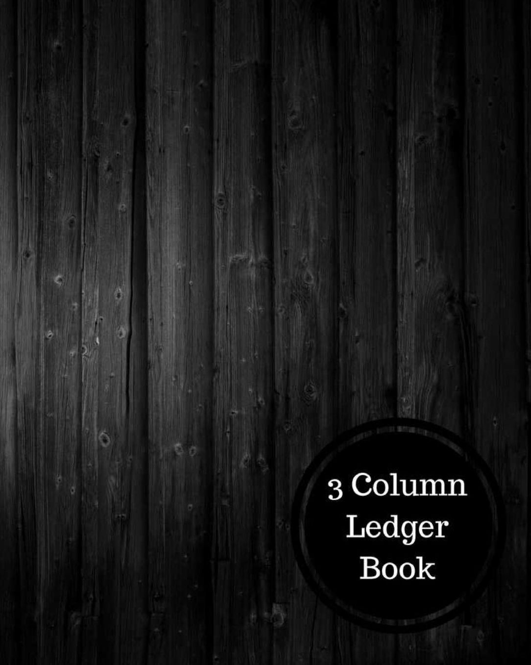 3 Column Ledger Book
