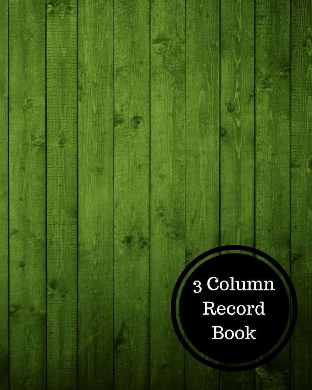 3 Column Record Book