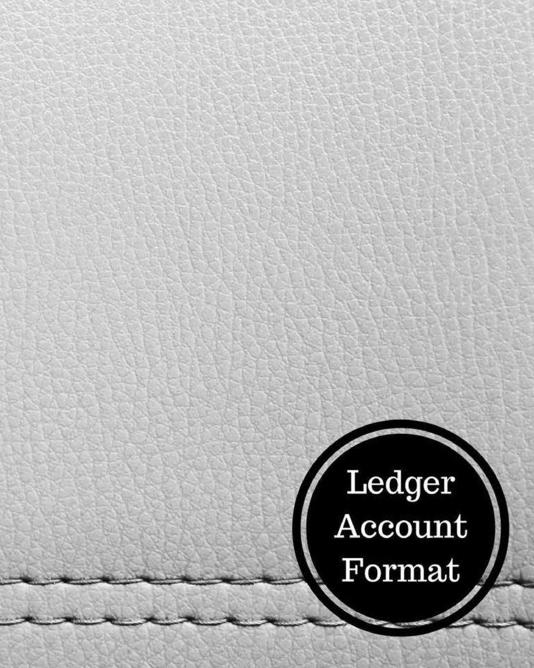Ledger Account Format