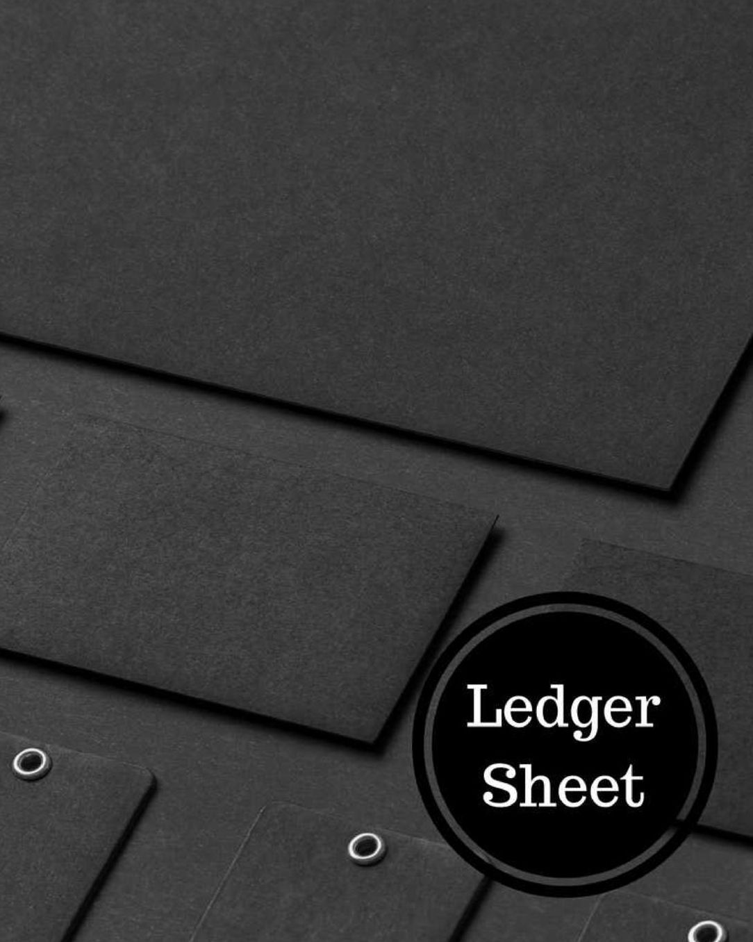 Ledger Sheet