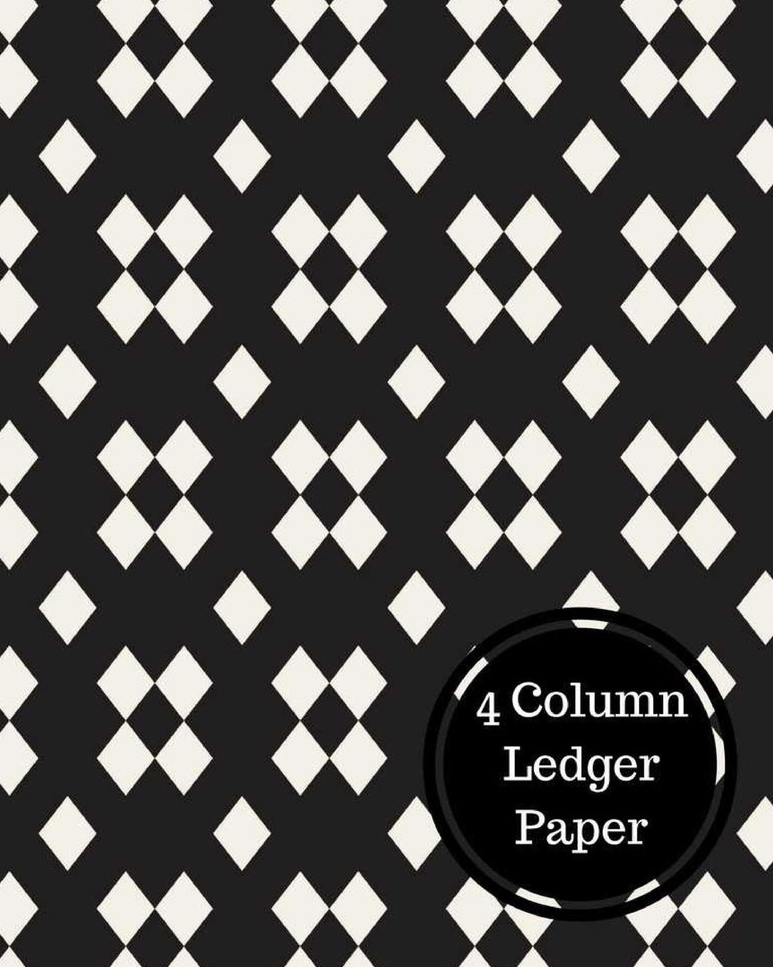 4 Column Ledger Paper