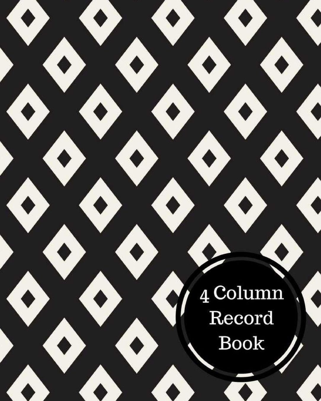4 Column Record Book