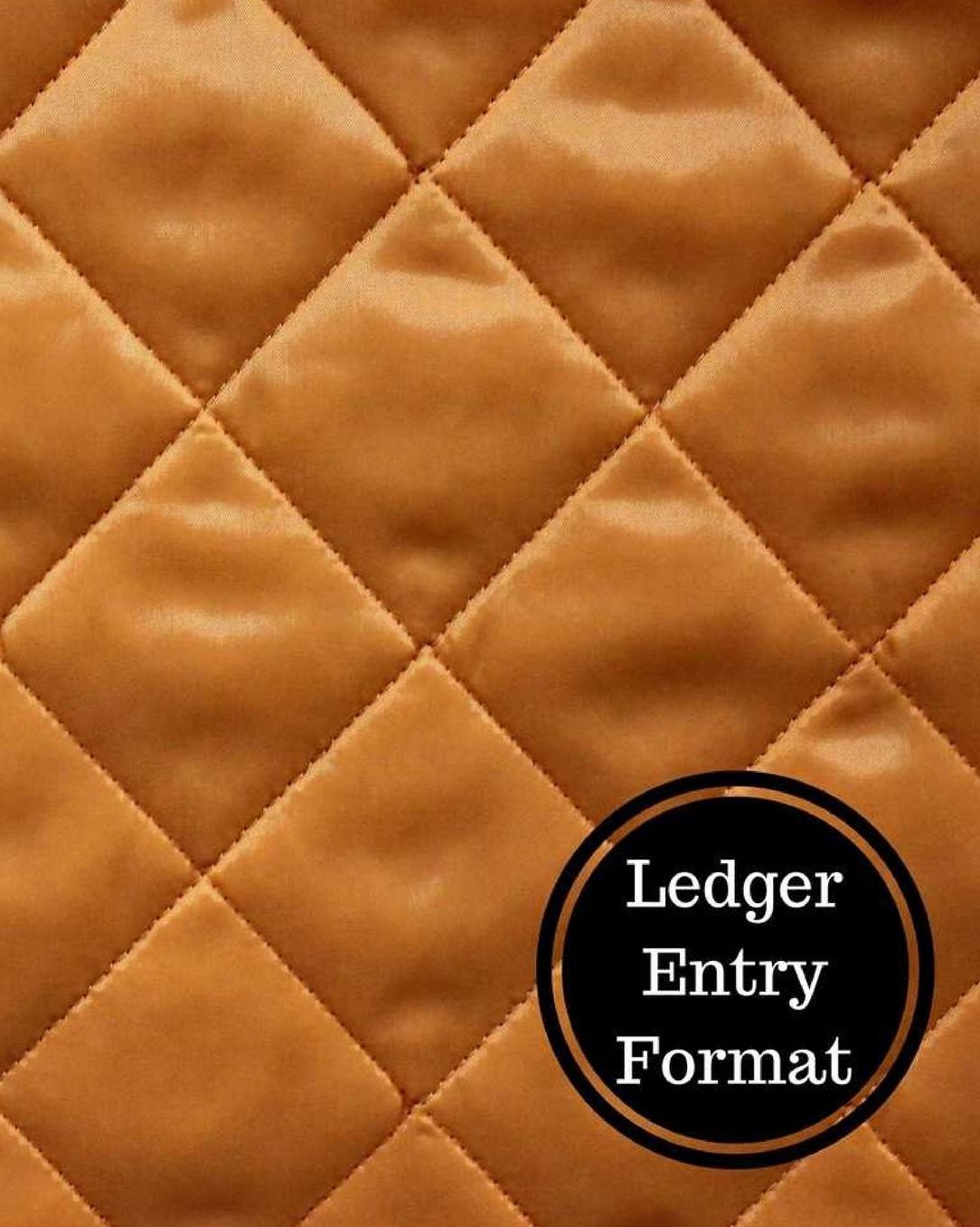 Ledger Entry Format