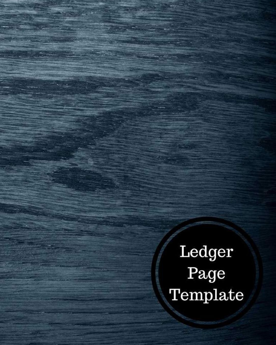 Ledger Page Template