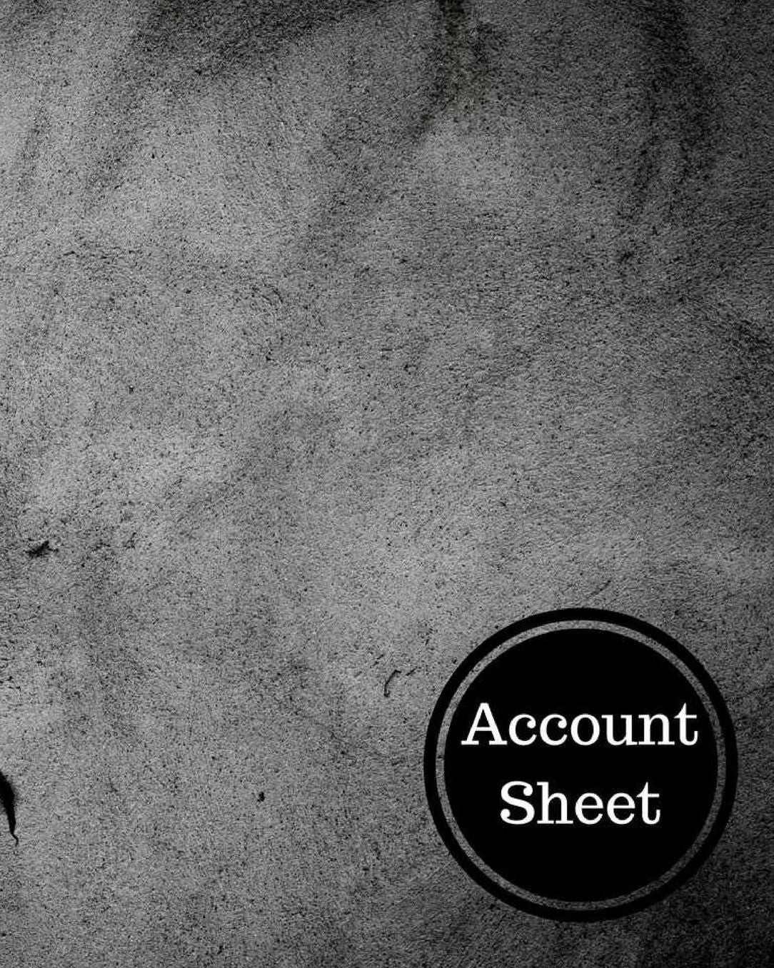 Account Sheet