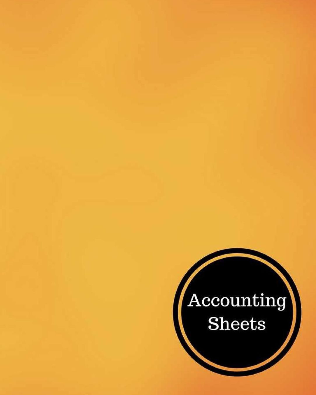 Accounting Sheets