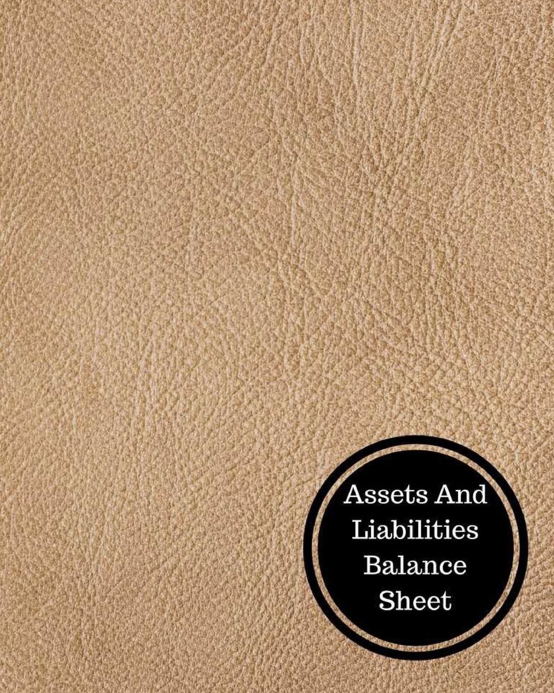 Assets And Liabilities Balance Sheet
