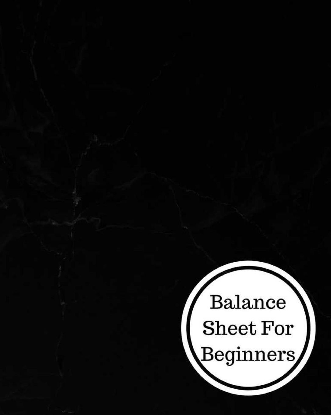 Balance Sheet For Beginners